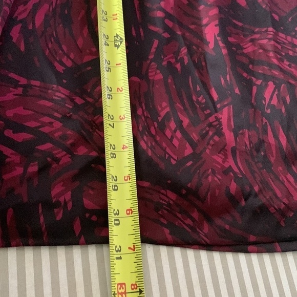 SEMANTIKS Red & Black 100% Silk Dress Size PM #90 - Picture 10 of 10